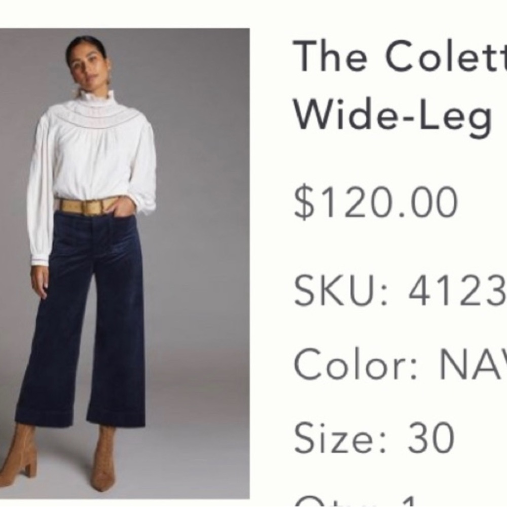 Anthropologie, the Colette, size 30